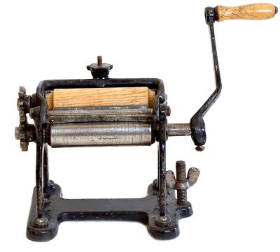 An antique pasta maker