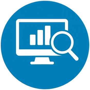The hand of a person holding a scanner and pointing it at the barcode on the end of an archive box on a shelf